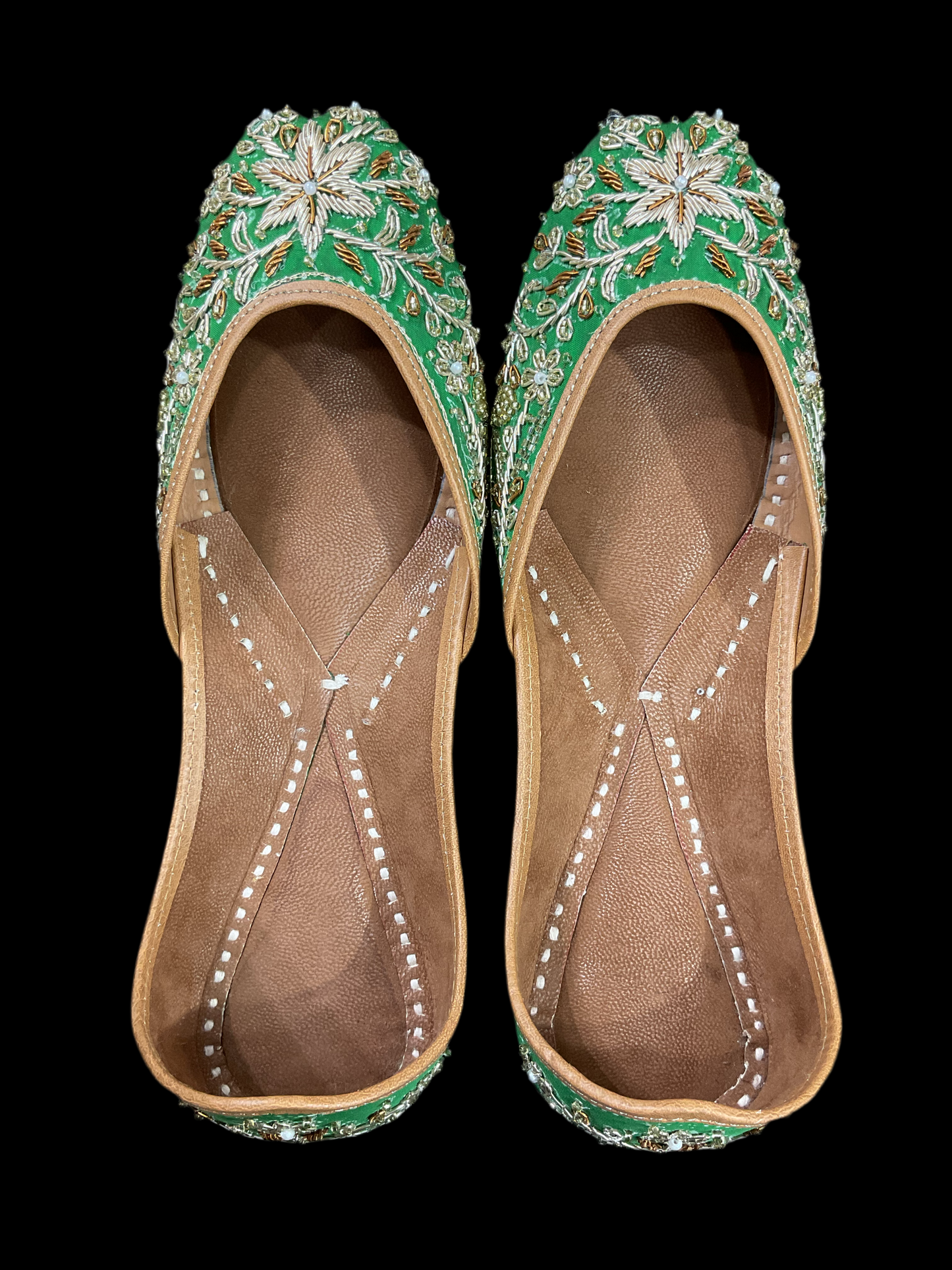 Green Pearl Jutti