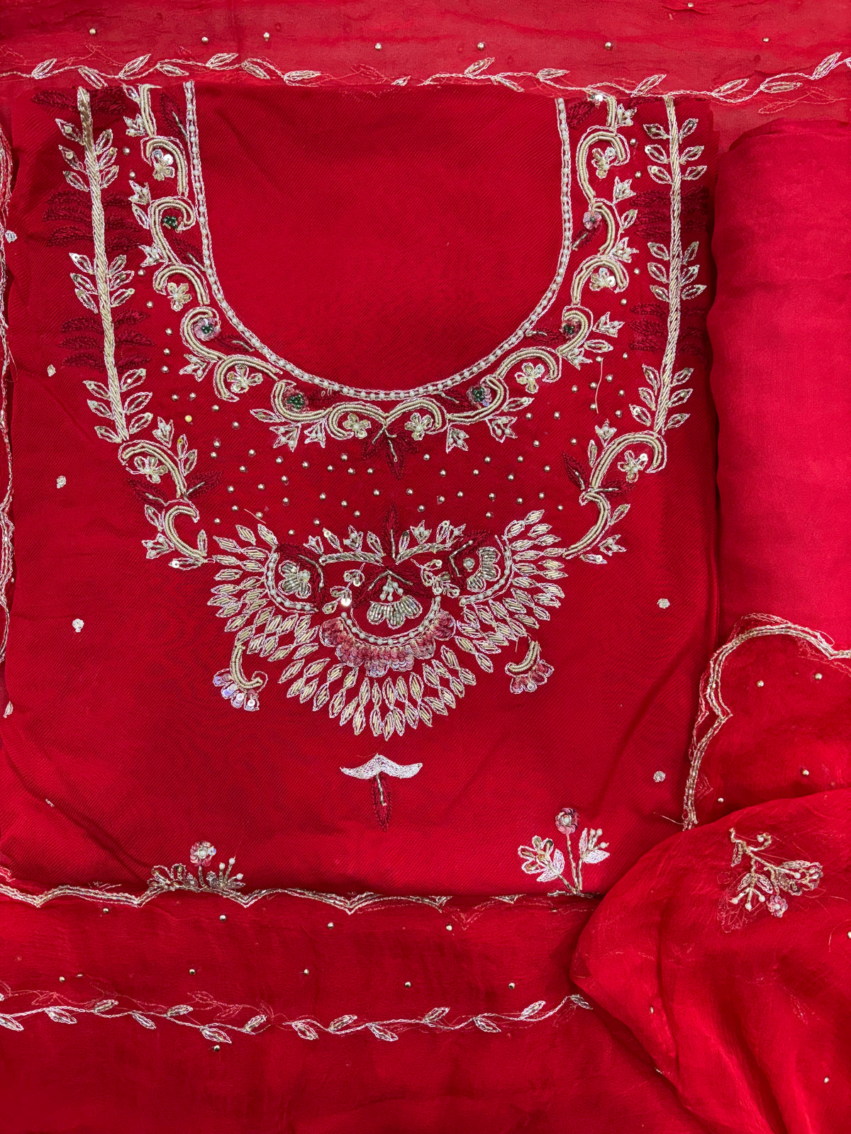 Red twill
