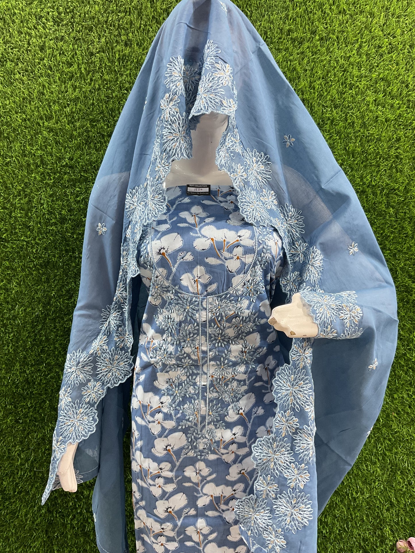 Blue cotton