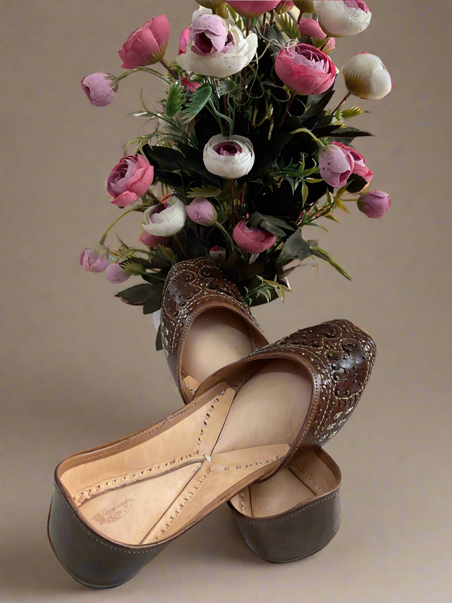 Brown leather Jutti
