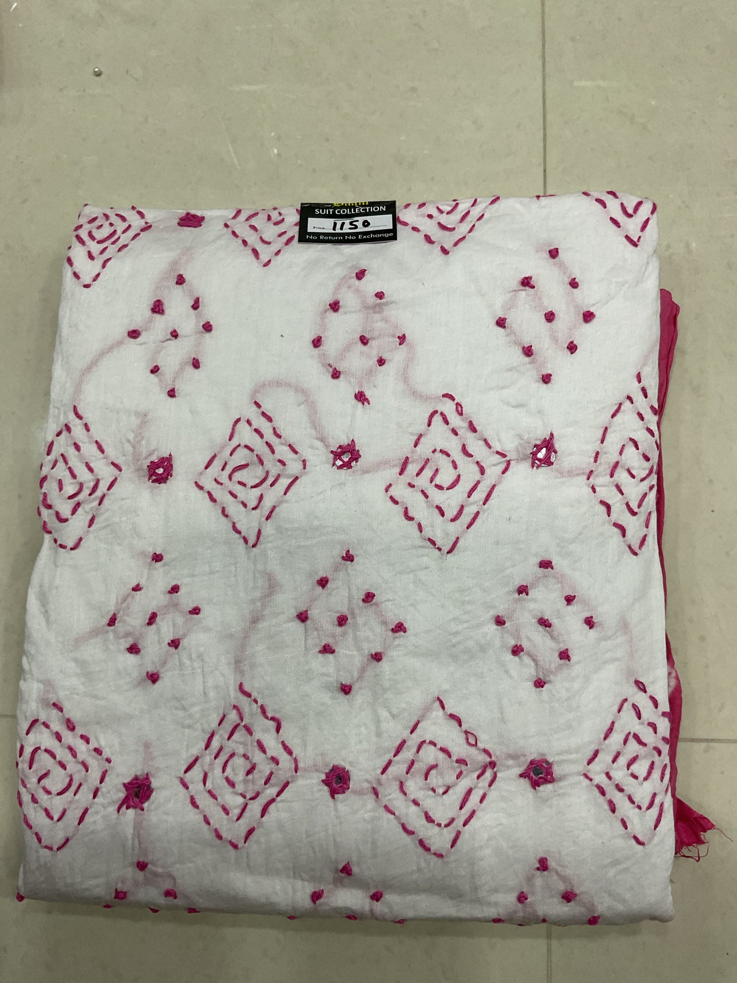 Cotton bindi suit