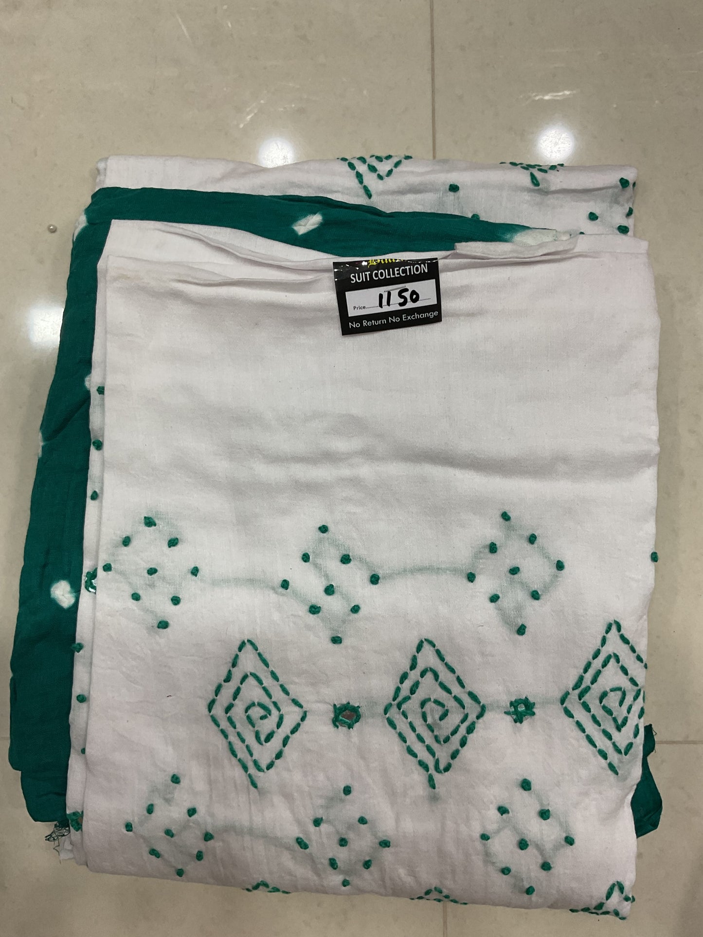 Cotton bindi suit