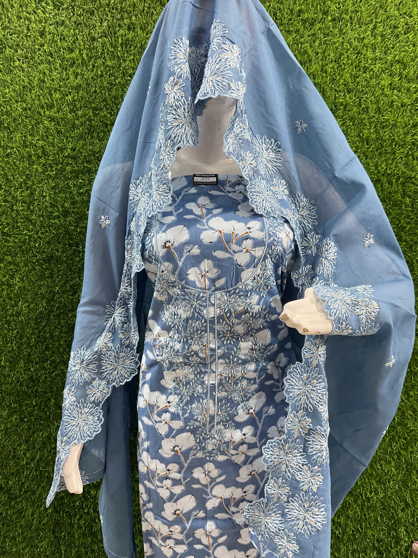 Blue cotton