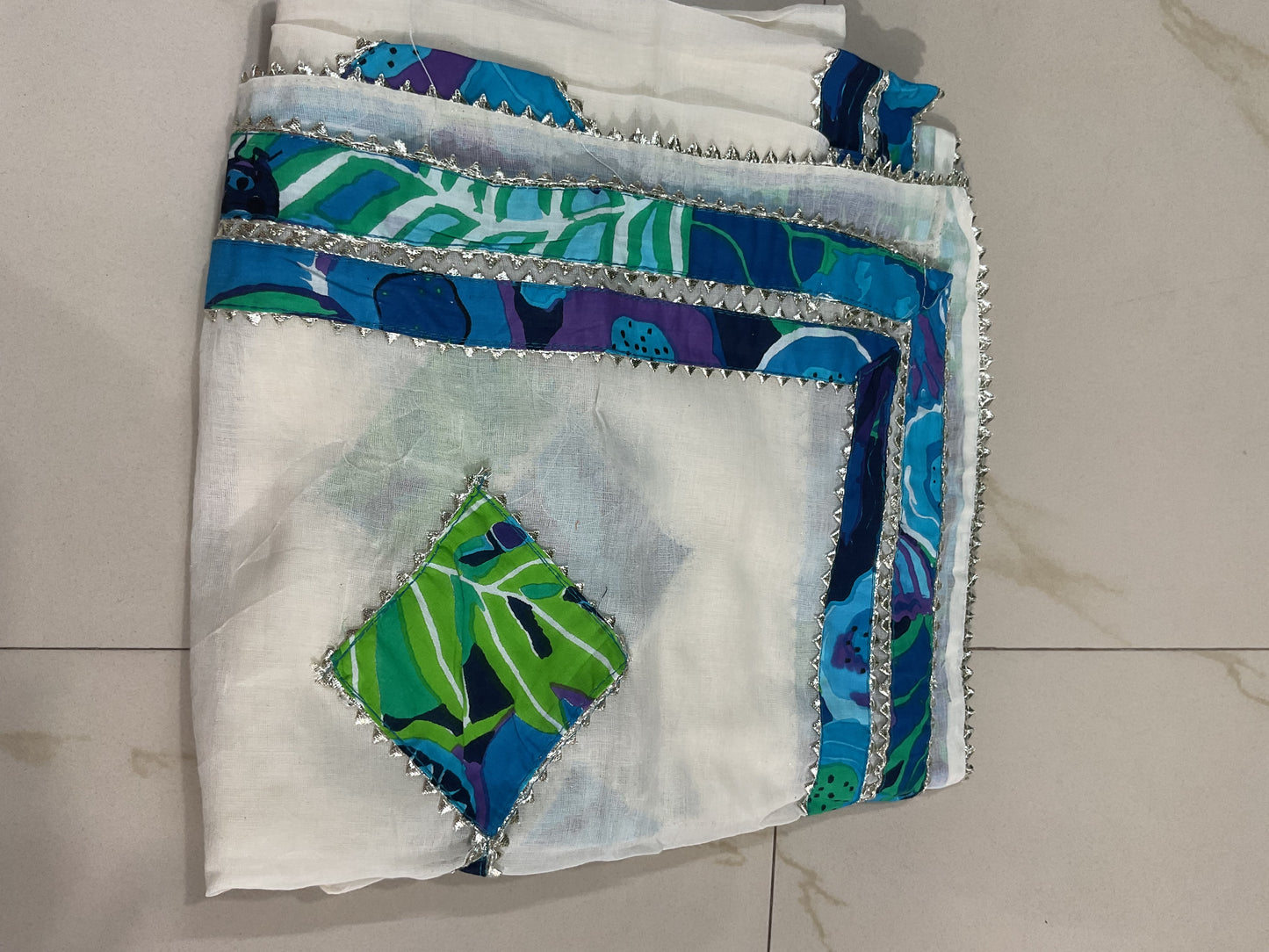 Cotton printed suit