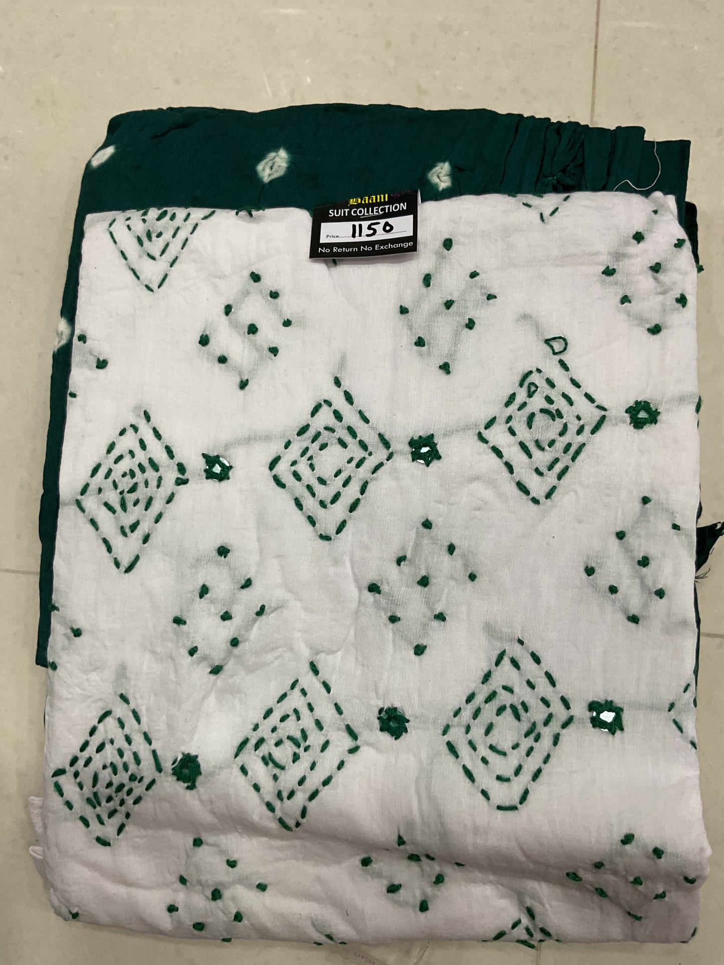 Cotton bindi suit