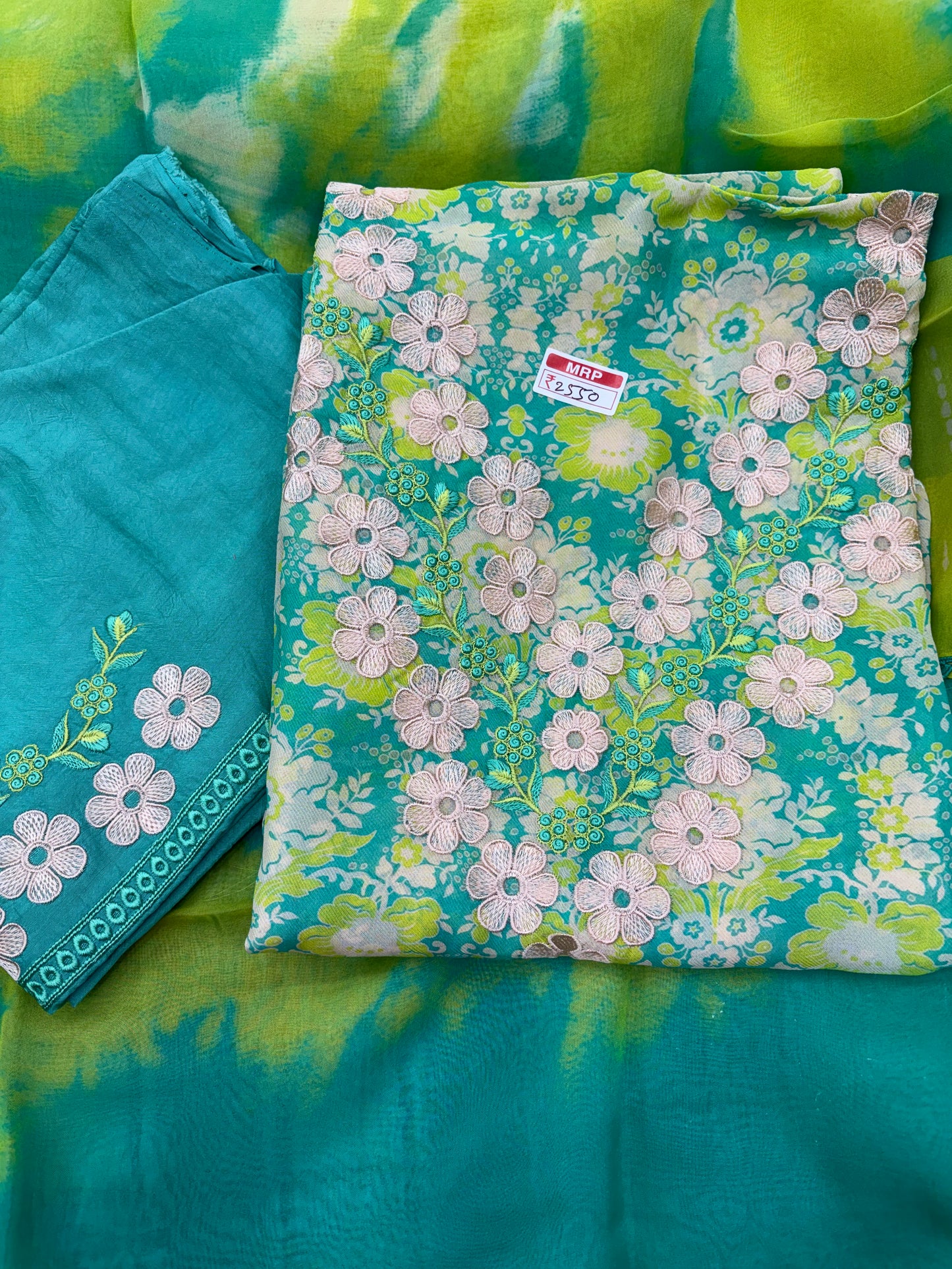 Floral twill
