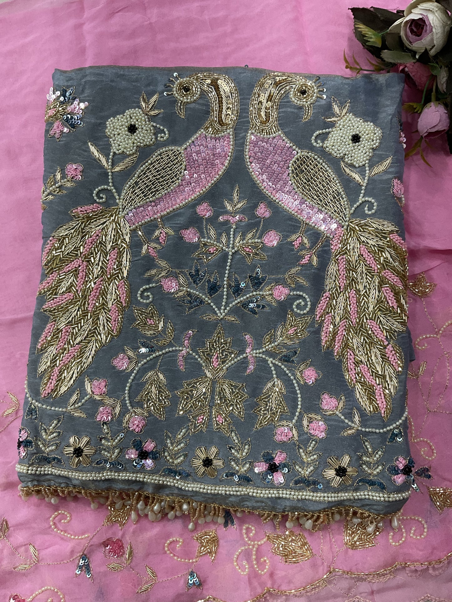 Pink dupatta 🧣