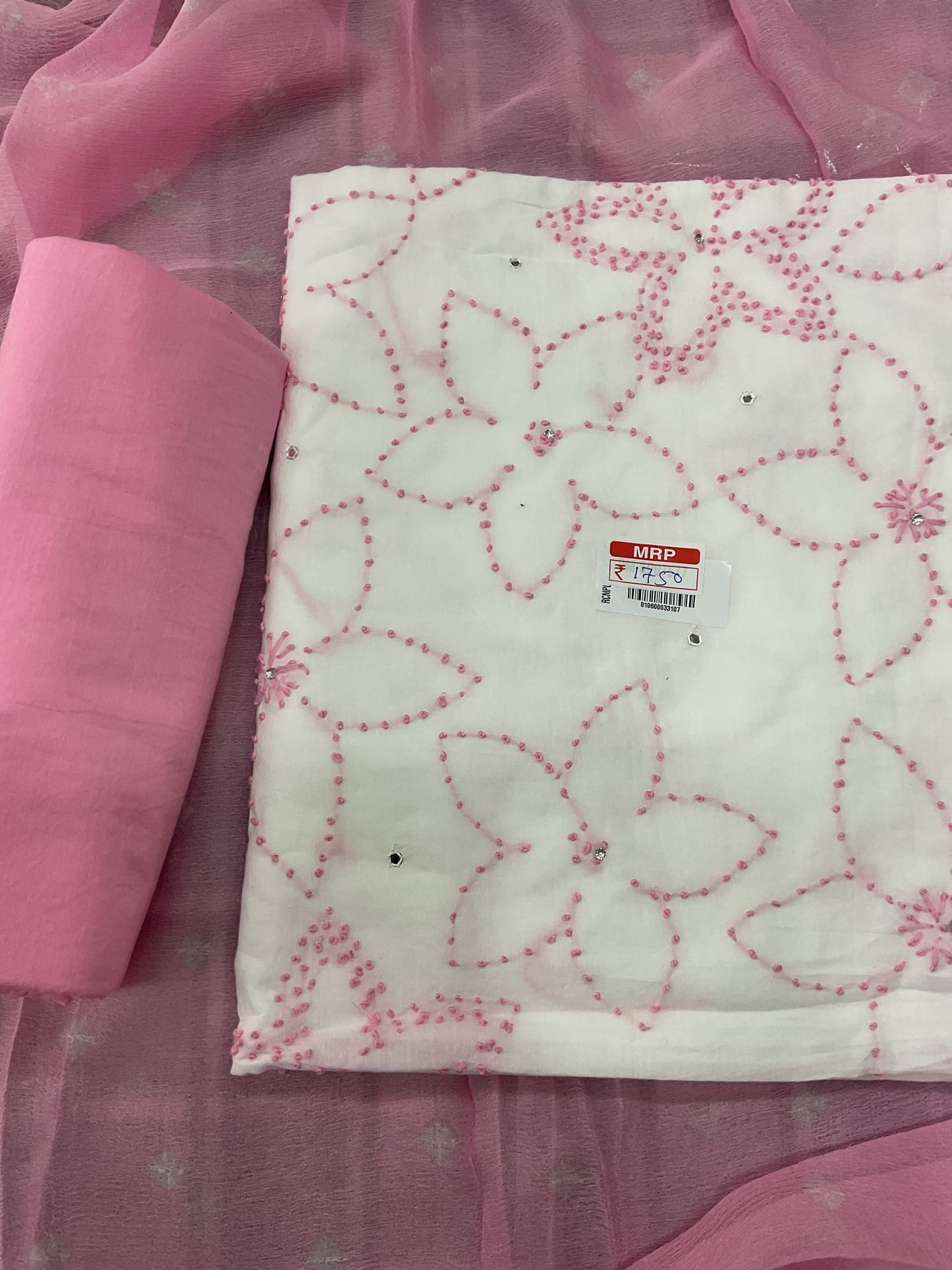 Cotton pink flower