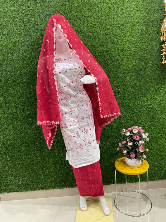Cotton bindi suit