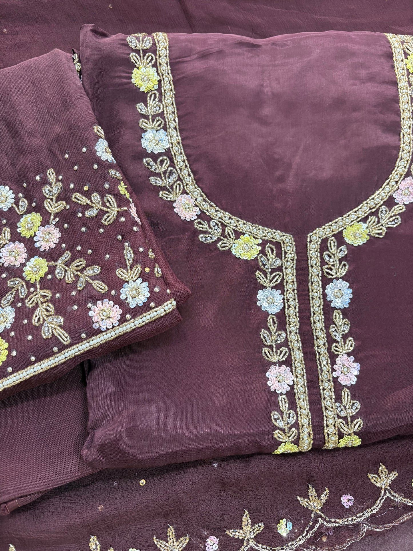 Kajal handwork