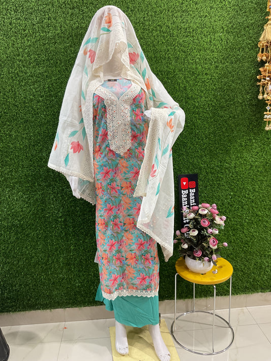Multi shade suit