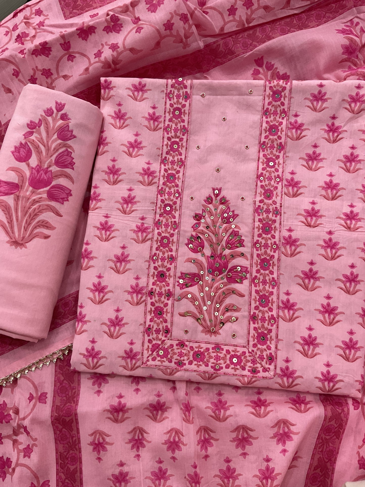 Pink cotton