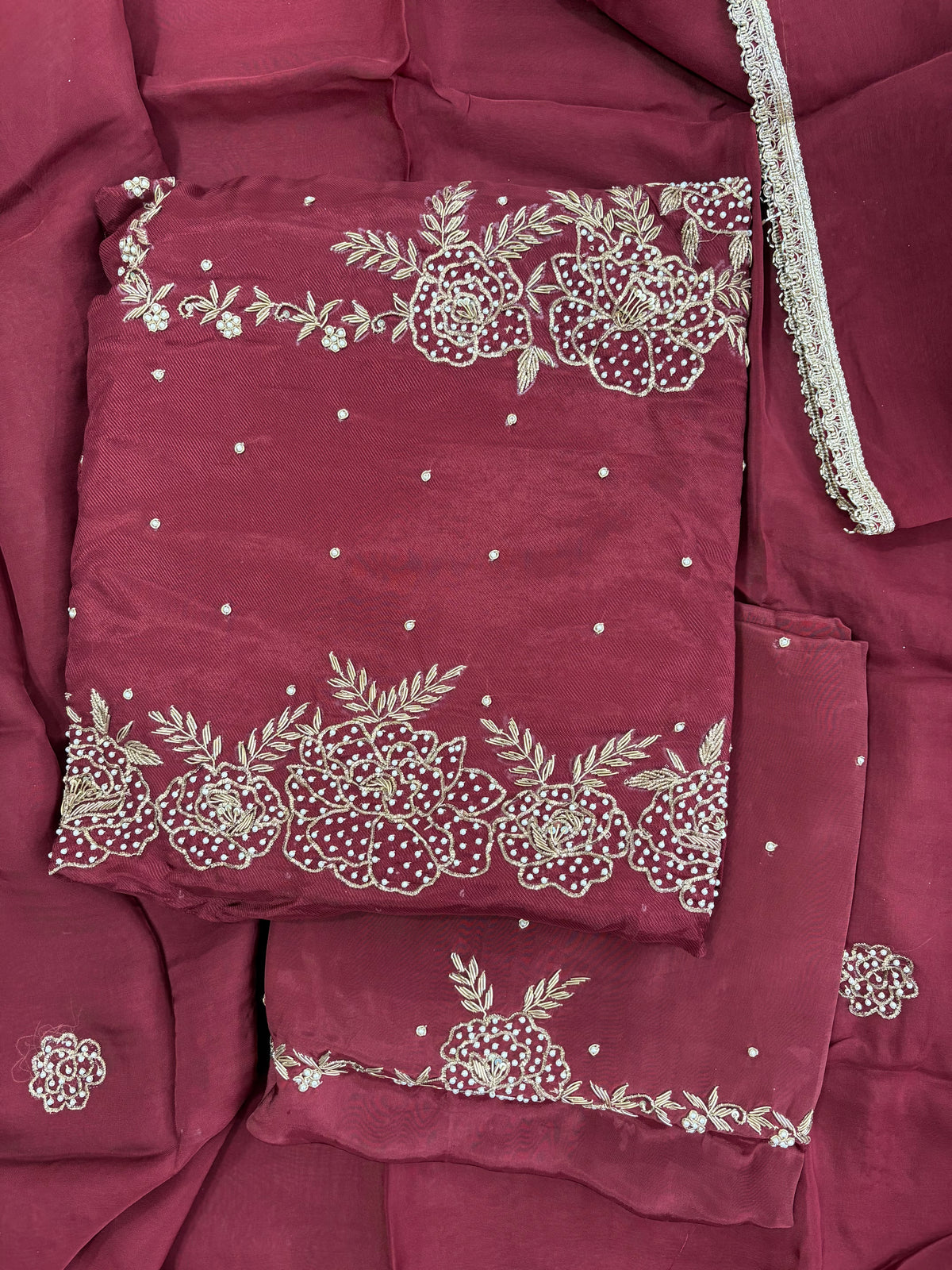 Antique rose twill