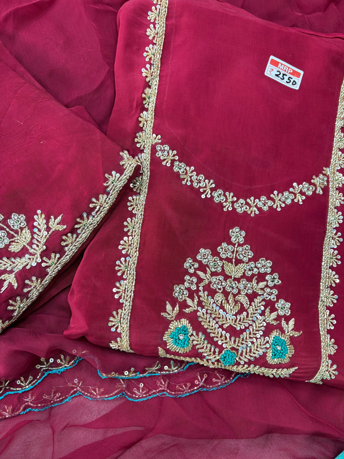 Maroon handwork