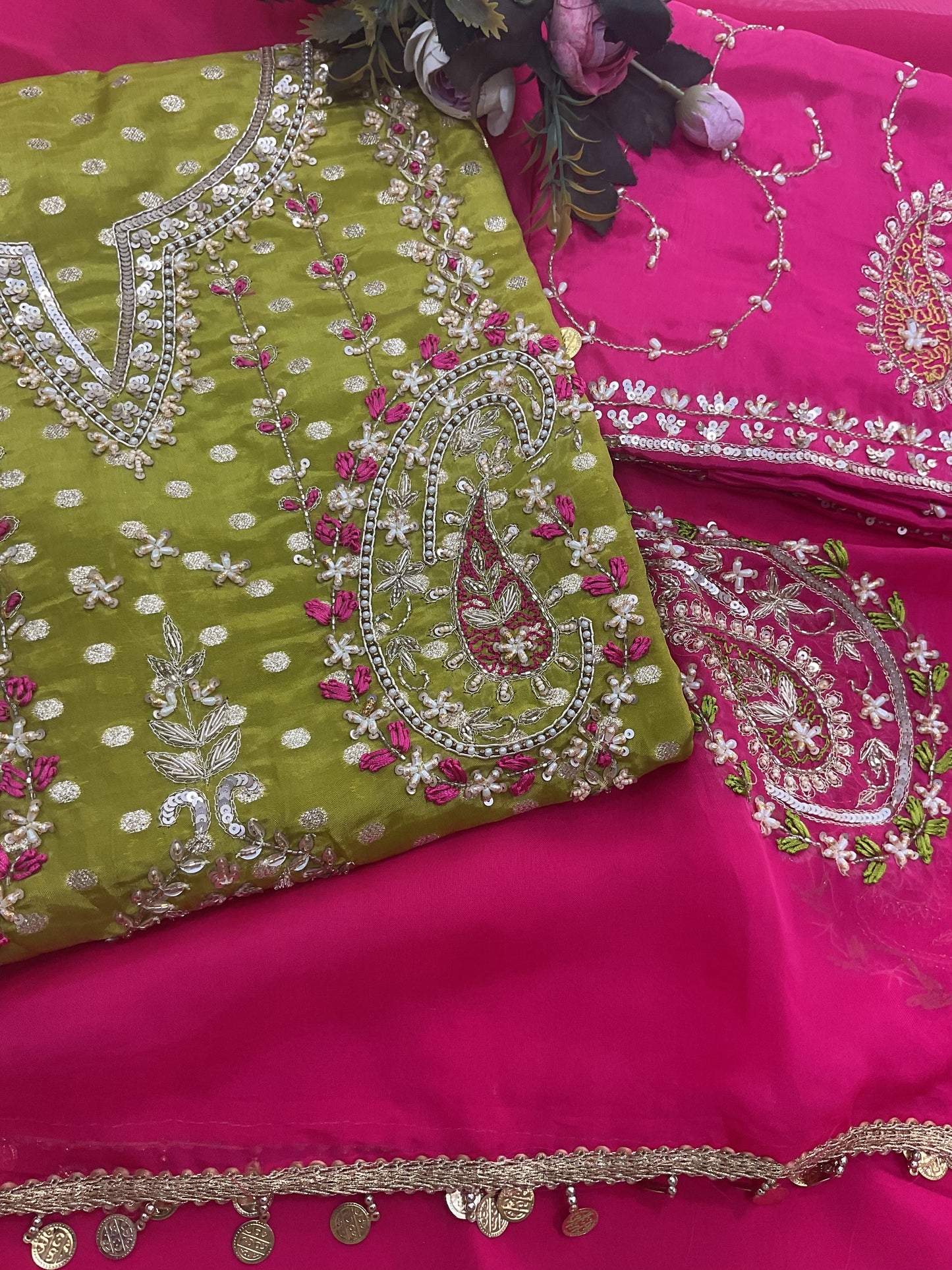 💚Glass organza 🩷