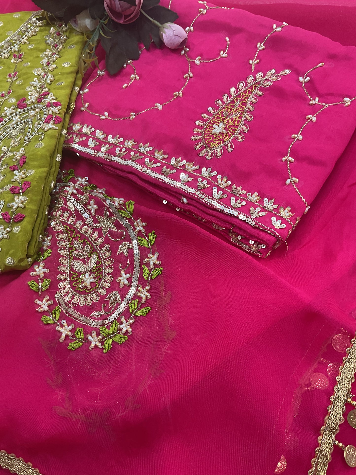 💚Glass organza 🩷